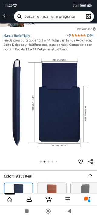 Funda portátil 13-14" HexinYigjly NUEVA