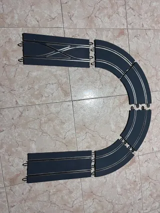 Scalextric SI ENVIO lote pistas curvas y rectas