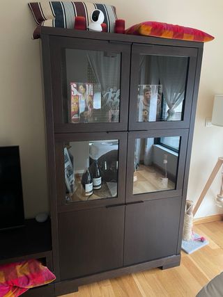 Armario salón - Mueble madera marrón