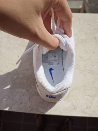 Zapatillas Nike 6D blancas y azules FR 37,5