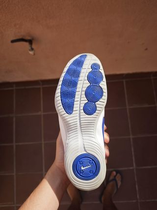 Zapatillas Nike 6D blancas y azules FR 37,5