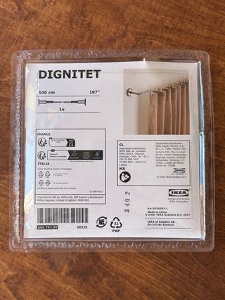IKEA DIGNITET - Colgador Cortina Metal