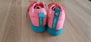 Zapatillas Adidas halterofilia rosa-teal