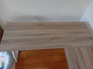 Escritorio esquinero L - Madera y metal