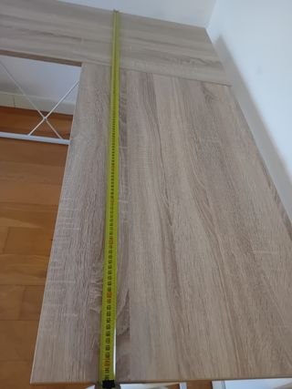 Escritorio esquinero L - Madera y metal
