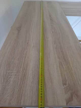 Escritorio esquinero L - Madera y metal