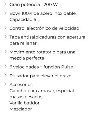 Amasadora Jata Jema 1502 roja