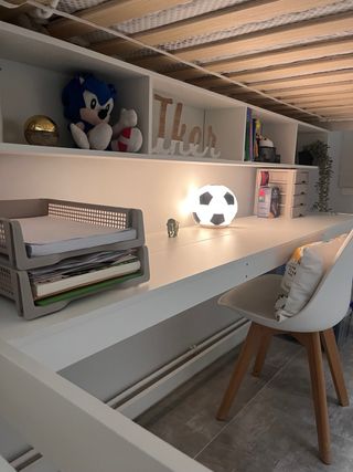 Cama nido infantil con escritorio