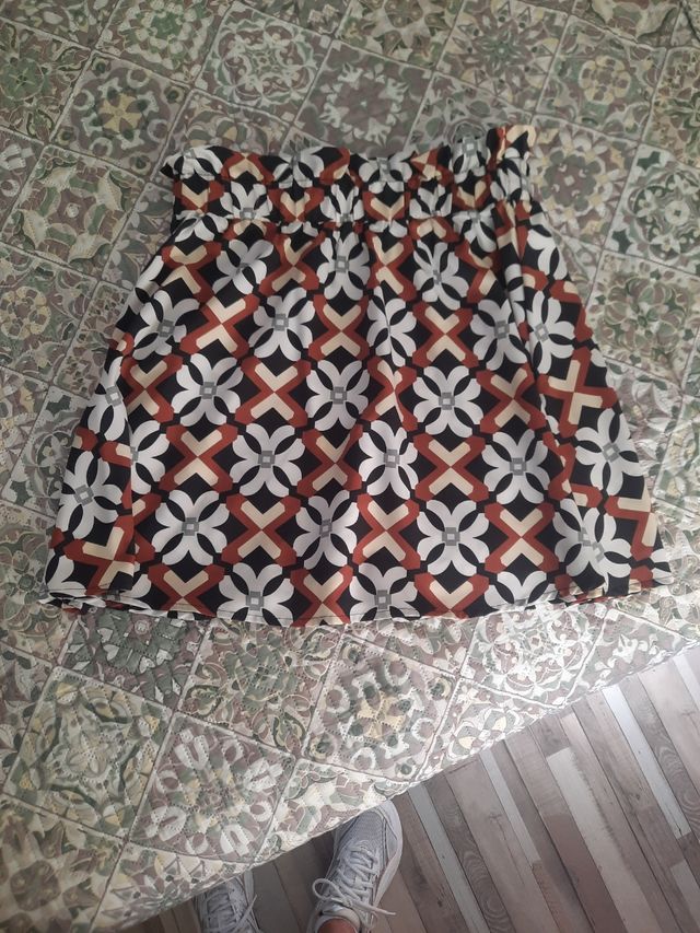 Falda estampada - Mini falda