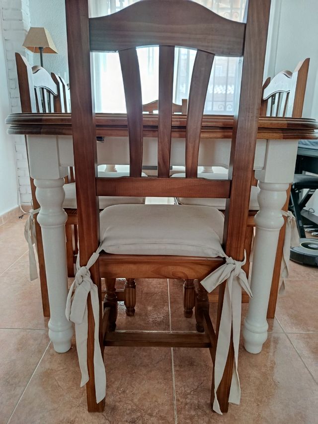 Mesa comedor 6 sillas madera