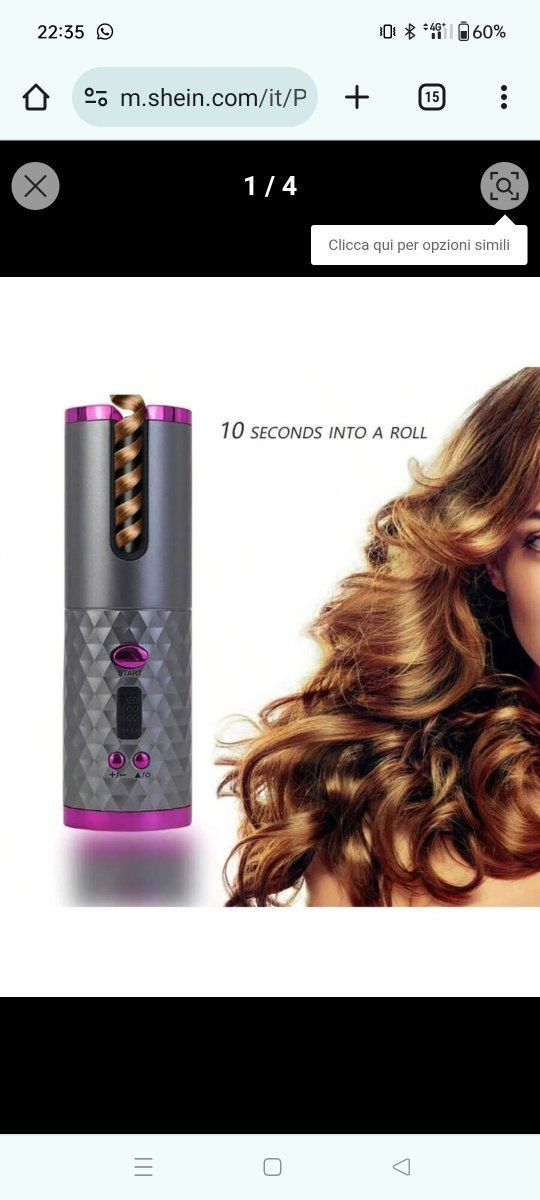 Arricciacapelli automatico ricaricabile