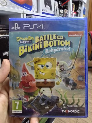 SPONGEBOB BATTLE FOR BIKINI BOTTOM REHYDRATED PS4 