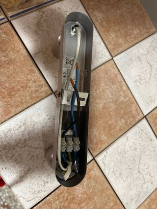 Foco techo 2 luces plata