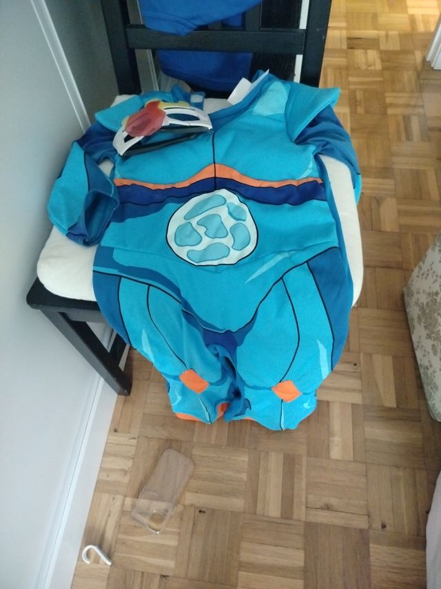 Disfraz Gormitti azul 3-4 años