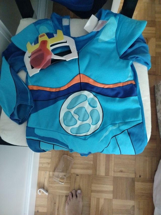 Disfraz Gormitti azul 3-4 años