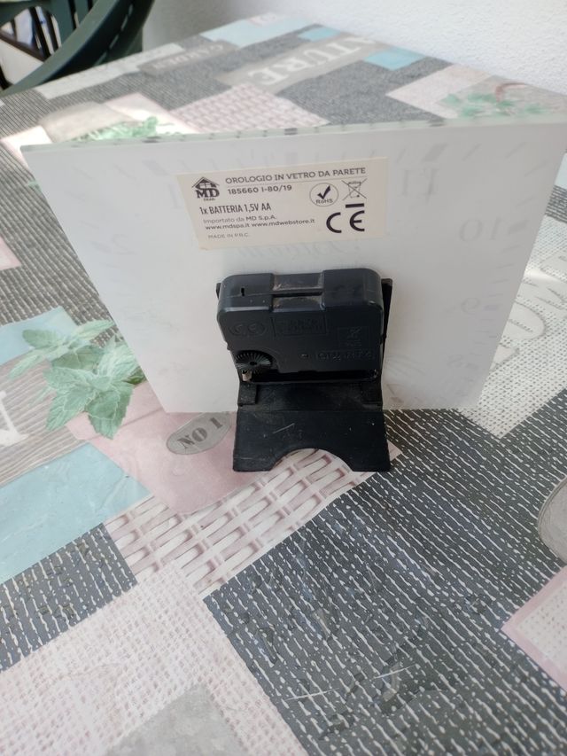 Orologio da tavolo floreale