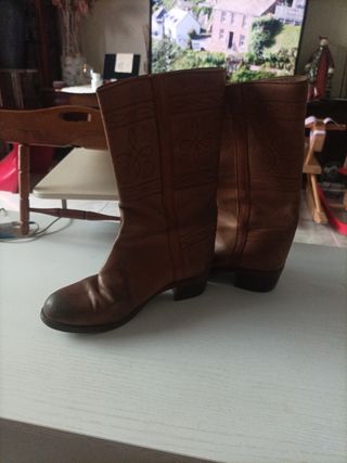 Botas Marrón Piel - 1 par