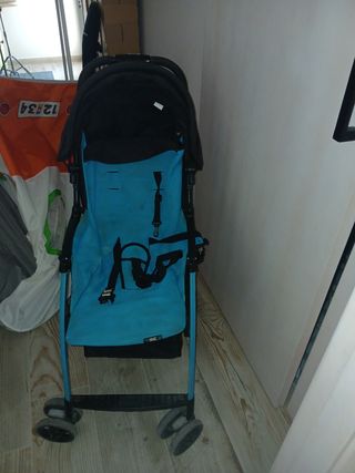 Carrito bebé muy ligero azul
