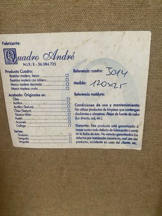 2 Cuadros pintados a mano motivos africanos