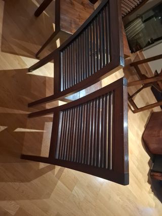 4 Sillas BANAK madera maciza