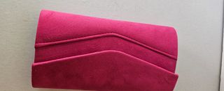 Bolso fiesta fucsia terciopelo