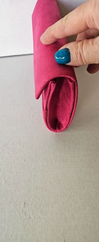 Bolso fiesta fucsia terciopelo
