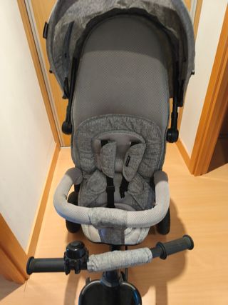 Triciclo bebé 3 en 1 Gris Kinderkraft