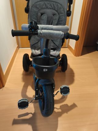 Triciclo bebé 3 en 1 Gris Kinderkraft