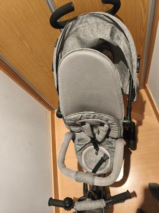 Triciclo bebé 3 en 1 Gris Kinderkraft