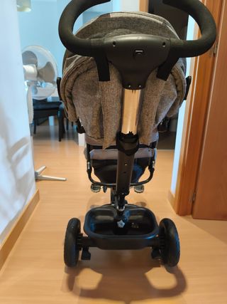 Triciclo bebé 3 en 1 Gris Kinderkraft