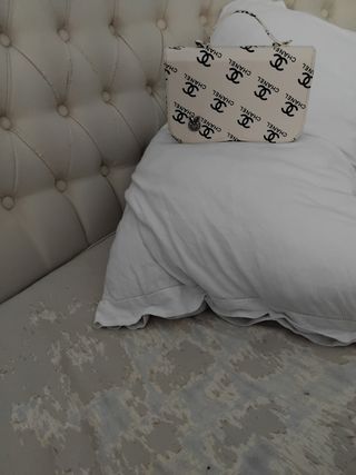  Borsetta a mano beige ,piccola 