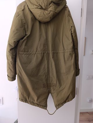 Abrigo militar verde oliva
