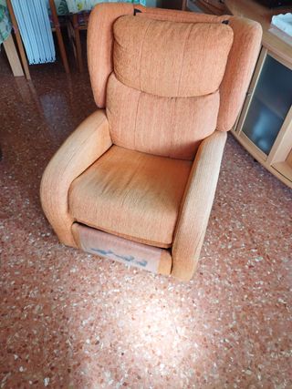 Sillón relax naranja