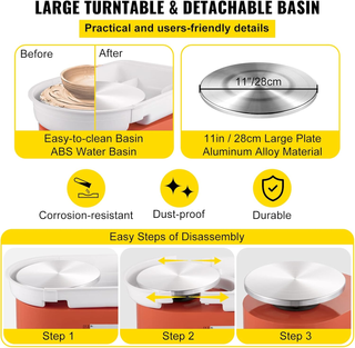 Macchina per Argilla Ceramica Pedale, 11 Pollici P