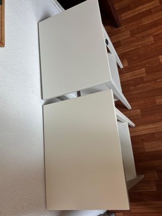 Mesitas noche Ikea - Blancas