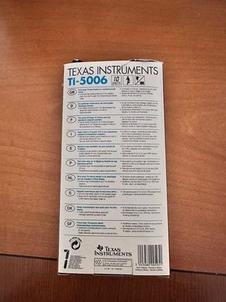 Calculadora Texas Instruments TI-5006