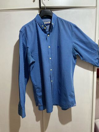 Camisa El Ganso cuadros azul