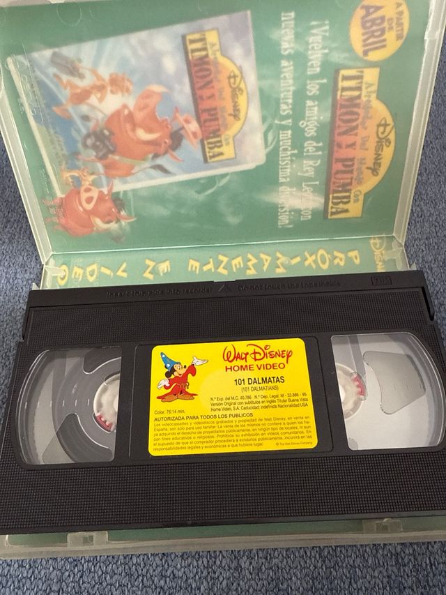 Pack VHS 101 Dálmatas 1 y 2