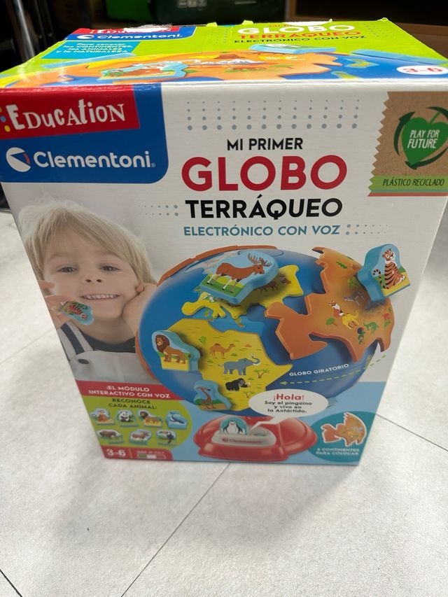 Globo terráqueo electrónico Clementoni