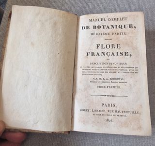 3 Libri Antichi - Flora Francese