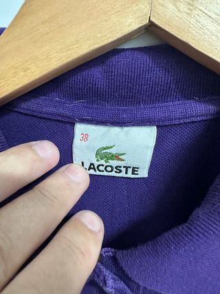 Polo Lacoste mujer - morado