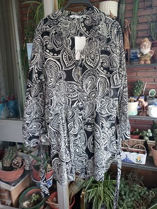 Vestido Zara camisero o blusa larga 