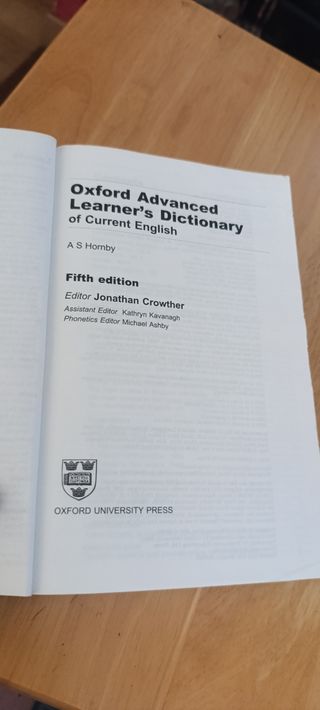 Oxford Advanced Learner's Dictionary 5th Edition
