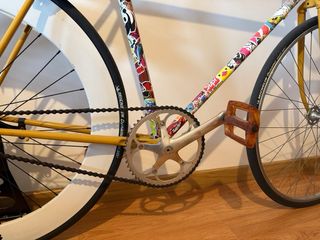 Fixie single-speed: Bicicleta freno contrapedal