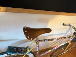 Fixie single-speed: Bicicleta freno contrapedal