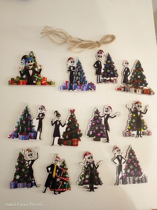12 Adornos Navidad Jack Skellington