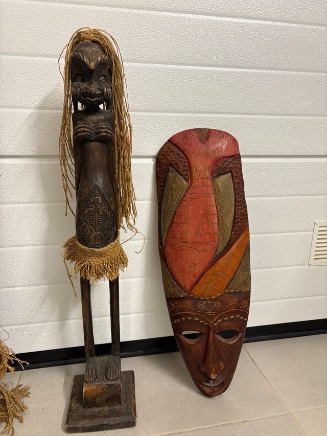 Máscaras tribales africanas - 4 piezas