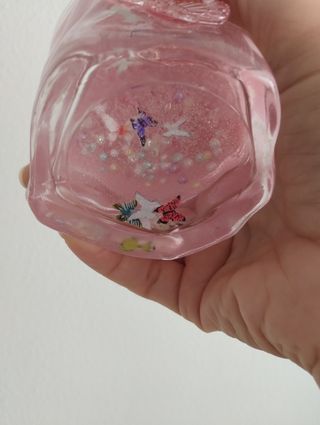 Candela profumata rosa farfalle