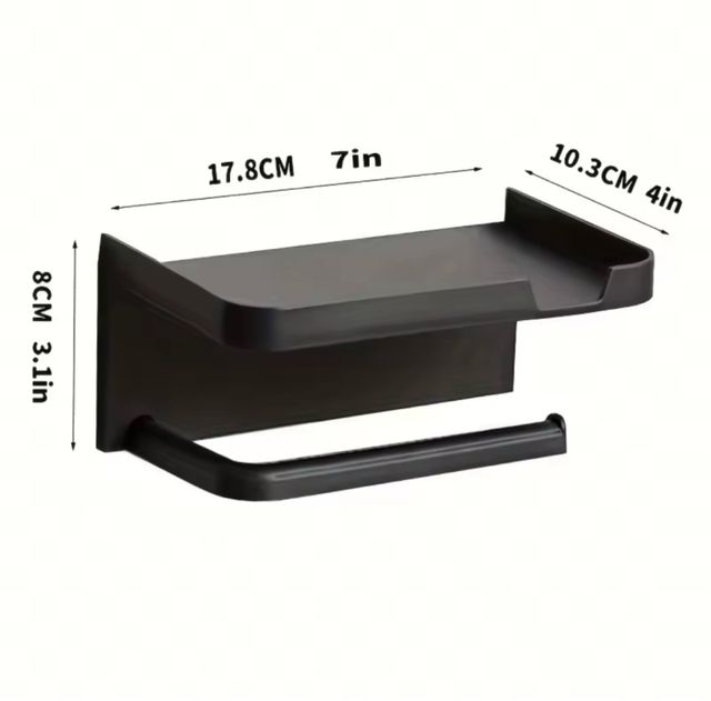 Soporte papel higiénico y toallero