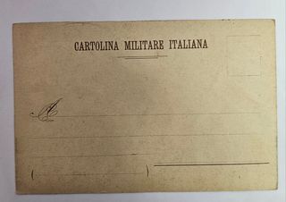 Cartolina Messina: Direzione Artiglieria
